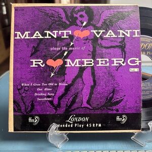 Mantovani Plays the Music of Romberg Vinyl Record